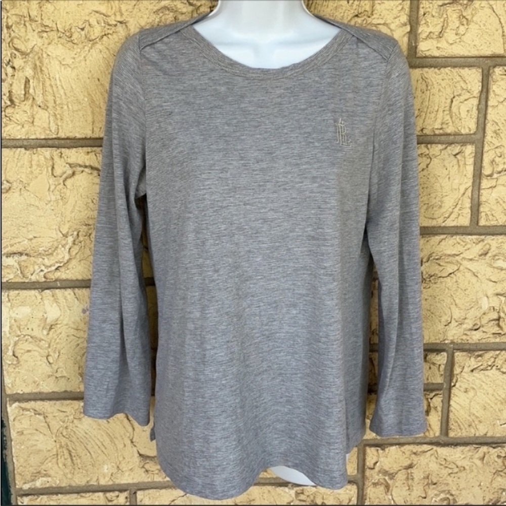 Gray Thin Long sleeve Ralph Lauren Shirt Comfy
Size Med